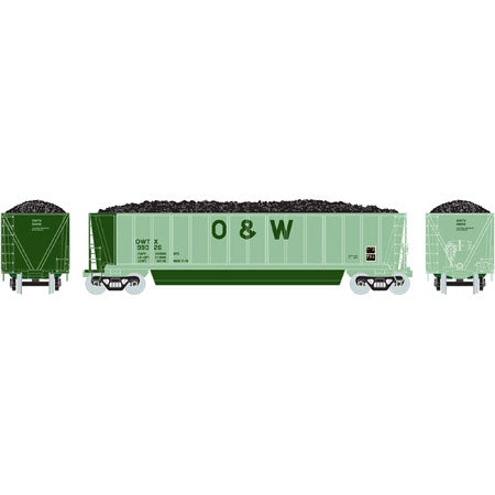 Athearn 29133 HO Oneida & Western RTR Bathtub Gondola with Coal Load #99026