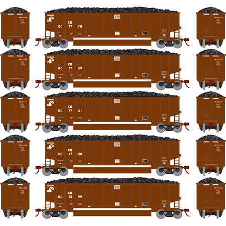 Athearn 81542 HO Conrail RTR Bethgon Coalporter with Load #2 (5)