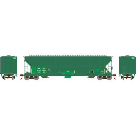Athearn 82013 HO Scale BNSF Railway FMC 4700 Covered Hopper #436399