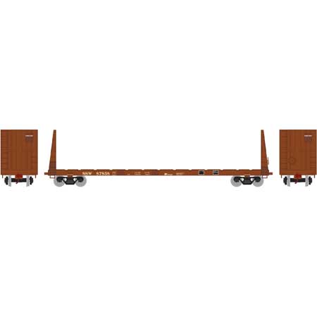Athearn 90248 HO St. Louis Southwestern Railway RTR 60' Bulkhead Flat #87858