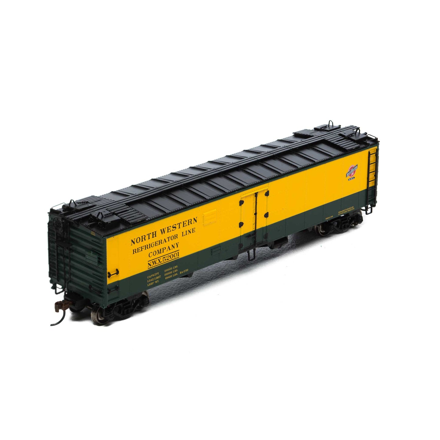 Athearn 97356 HO Chicago & Northwestern RTR 50' Ice Bunker Reefer #52001
