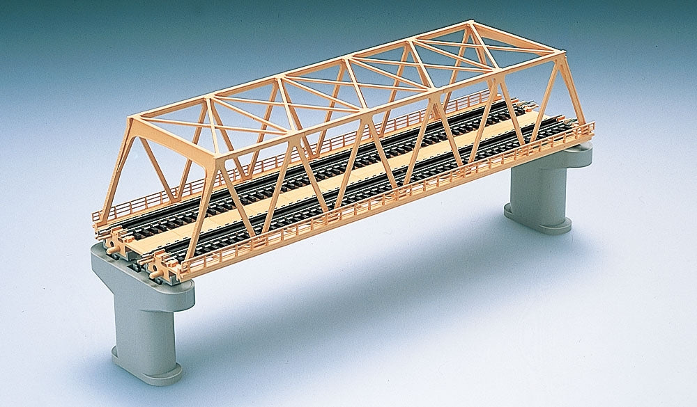 TomyTec 3053 N Double Truss Iron Bridge (Cream)