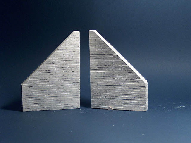 Monroe Models 126 HOn3 Wing Walls Board (Pack of 2)