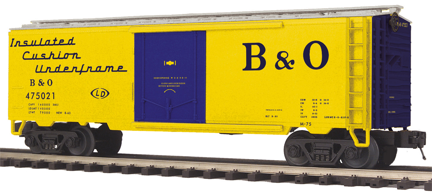 MTH 20-94274 O Baltimore and Ohio Reefer Car #475021, #475010