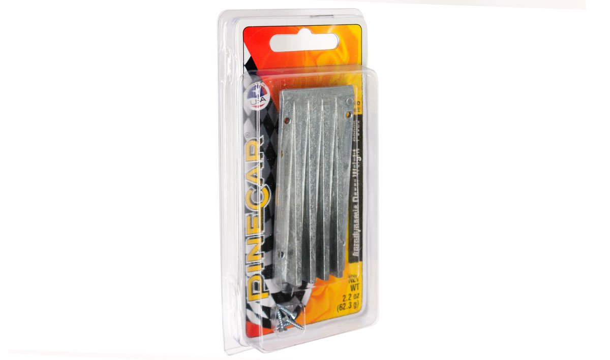 Pinecar 3926 Aerodynamic Weight, 2.2 Oz.
