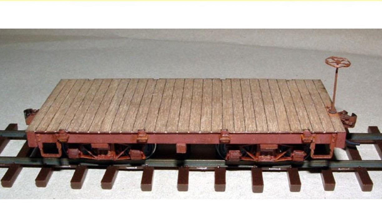 RS Laser Kits 1650 On30 International Hobbies 14ft Flat Car Conversion Deck Kit