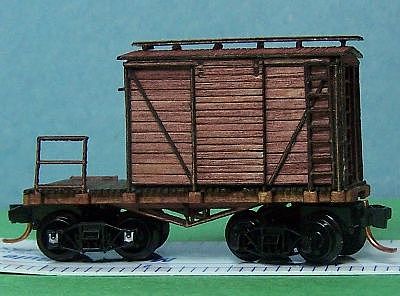 RS Laser Kits 3402 N Scale 24' MOW/Logging Caboose Kit
