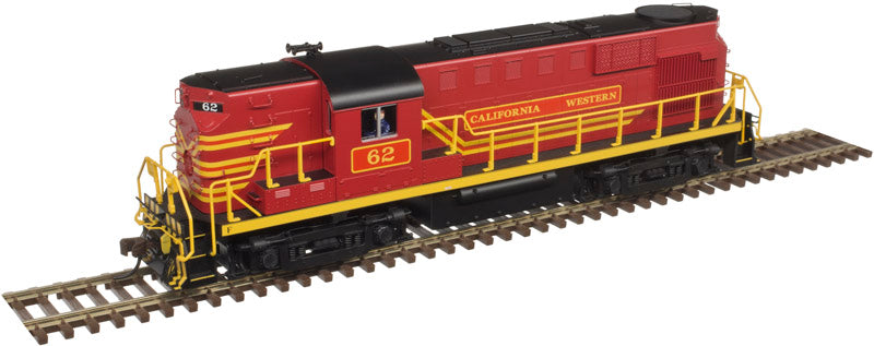 Atlas 10002881 HO California Western RS-11 Diesel Locomotive Silver Series #62