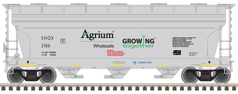 Atlas 50004009 N Agrium Trainman® ACF® 3560 Covered Hopper #2186