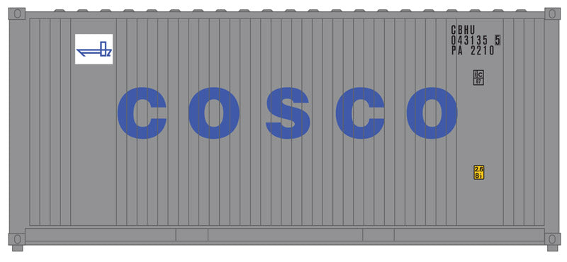 Atlas 2000008 O Cosco Trainman® 20' Container