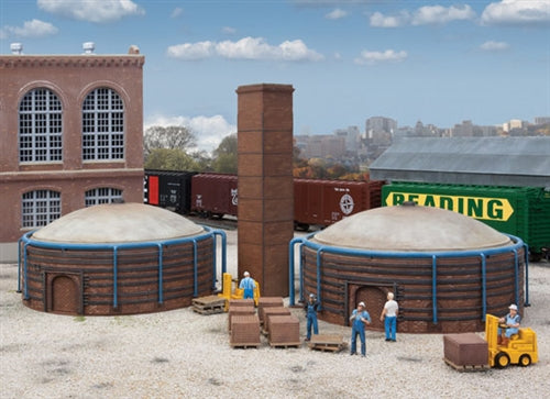 Walthers 933-4100 HO Brick Kilns (Pack of 2)