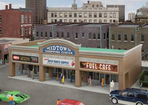 Walthers 933-4116 HO Modern Shopping Center II Kit
