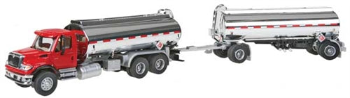 Walthers 949-11671 HO Assembled International 7600 Tank Truck with Trailer
