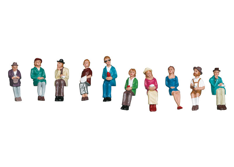 Marklin 56404 G Scale / 1 Gauge Seated Passenger Figures (Set of 10)