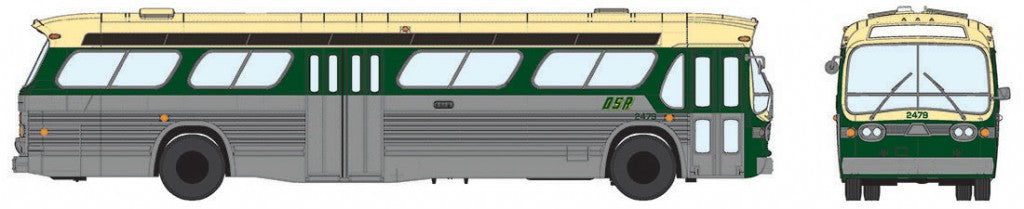 Rapido Trains 751020 HO Detroit DSR Deluxe Bus #2061