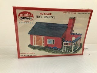 Model Power 430 HO Brick Residence Building Kit