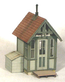 Banta Model Works 6065 O Scale Crossing Shanty Laser Cut Building Kit