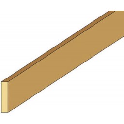 Northeastern Scale Lumber 206 5/64" x 3/8" x 24" Basswood Strips - Stripwood
