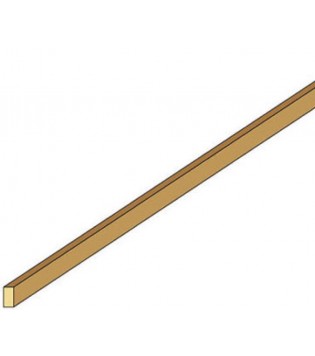 Northeastern Scale Lumber 164 3/64" x 3/32" x 24" Basswood Strips - Stripwood