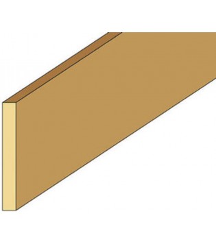 Northeastern Scale Lumber 225 3/32" x 3/4" x 24" Basswood Strips - Stripwood