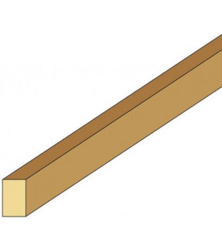 Northeastern Scale Lumber 249 5/32" x 1/4" x 24" Basswood Strips - Stripwood