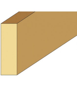 Northeastern Scale Lumber 301 5/16" x 1" x 24" Basswood Strips - Stripwood