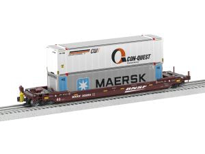 Lionel 6-85068 O Burlington Northern Santa Fe Husky Stack with EOT #203054