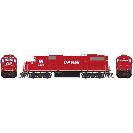 Athearn G65684 HO Canadian Pacific Rail GP38-2 Diesel Locomotive #4407