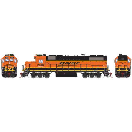 Athearn G65677 HO BNSF/Wedge GP38-2 Diesel Locomotive #2376
