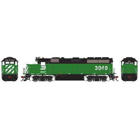 Athearn G65753 HO BN GP40-2 Diesel Locomotive with DCC & Sound #3049