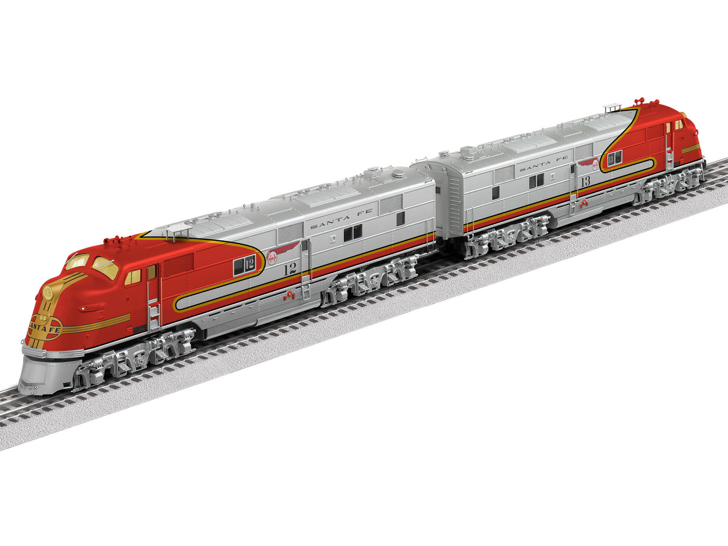Lionel 6-84641 Santa Fe Legacy E6 AA Diesel Engine Set #12/#13 LEGACY
