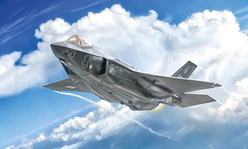 Italeri 1409 1:72 F-35 A Lightning II CTOL Version Military Aircraft Plane Kit