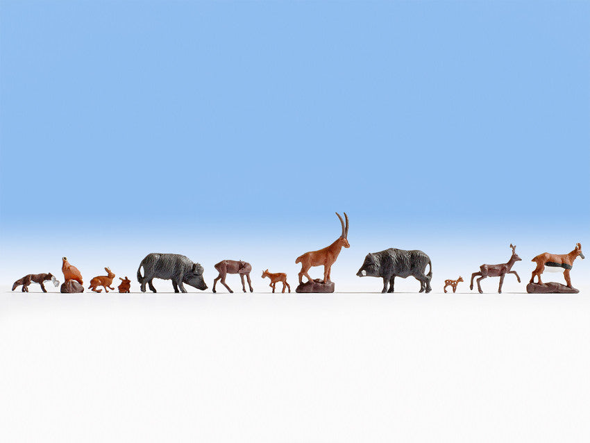 Noch 36745 N Forest Animals Figures (Set of 12)