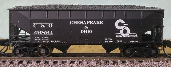 Bluford Shops 66131 N Chesapeake & Ohio 2-Bay Offset Hopper
