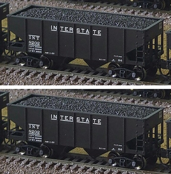 Bluford Shops 60382 N Interstate 2-Bay USRA Hopper (Pack of 2)