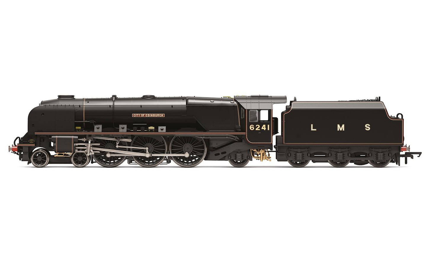 Hornby R3681 OO City of Edinburgh LMS 4-6-2 Steam Loco Princess Coronation #6241