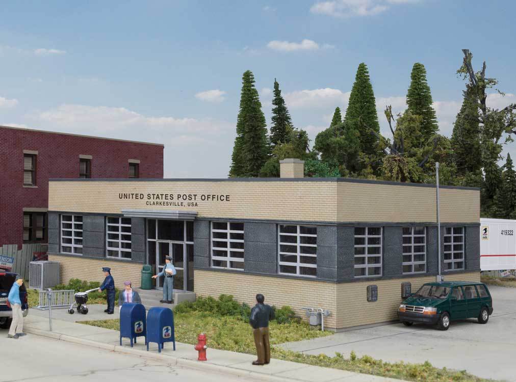 Walthers 933-4200 HO Scale Cornerstone Brick Post Office Building Kit
