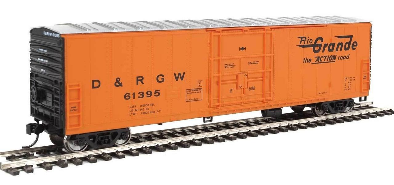 Walthers 910-2034 HO D&RGW 50' FGE Insulated Boxcar RTR #61395