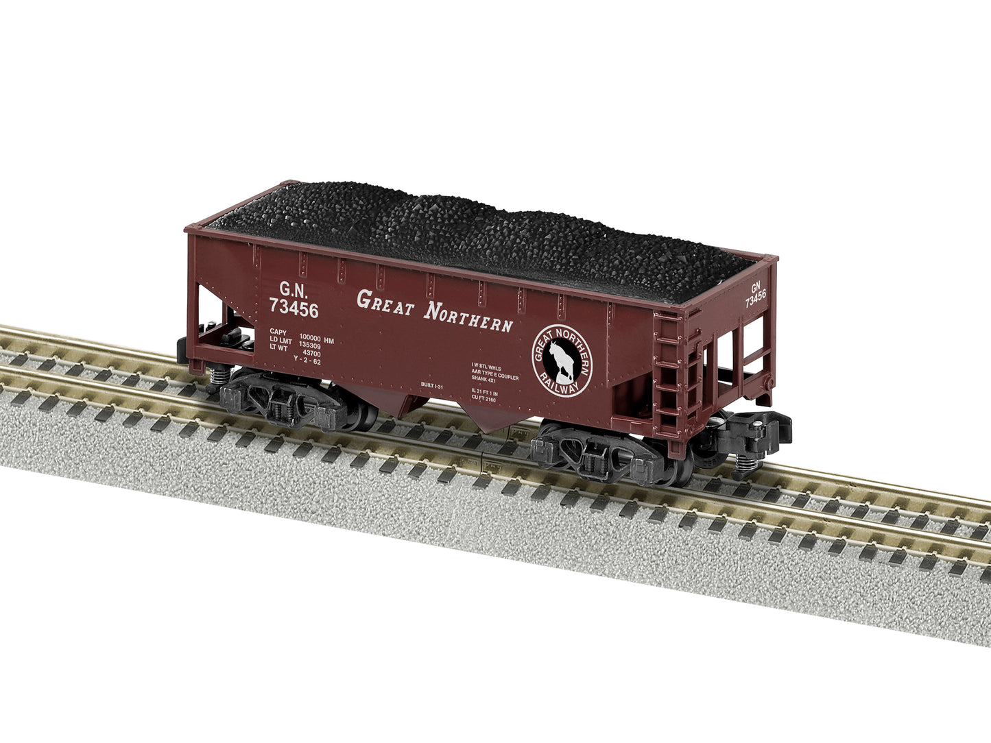 American Flyer 6-44097 S Great Northern 2-Bay Hopper #73456