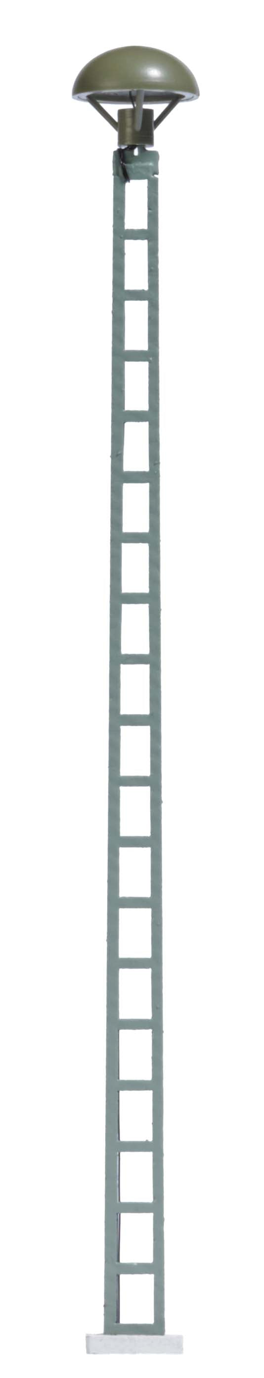 Busch 4114 HO Mushroom Lamp with Lattice Mast 106mm