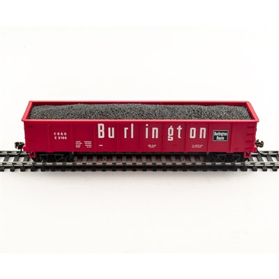 Mantua 731062 HO Burlington 40' Gondola with Coal