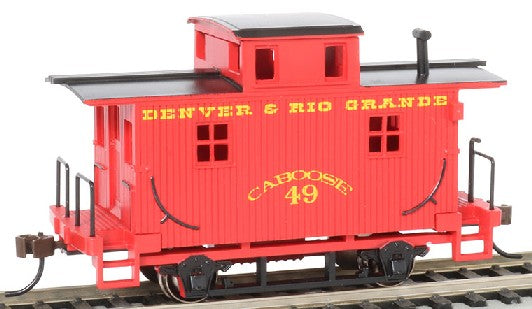 Bachmann 18407 HO Denver and Rio Grande Old-Time Bobber Caboose #49