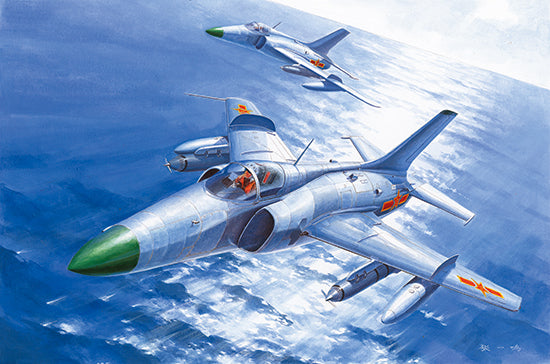 Trumpeter 01684 1:72 Nanchang Q-5 Yi Military Aircraft Plane Model Kit