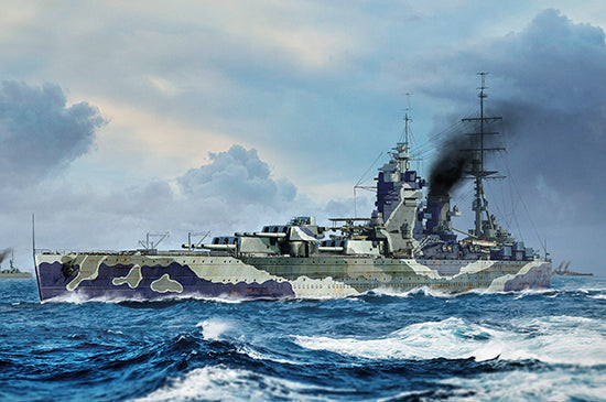 Trumpeter 06718 1:700 HMS Rodney Battleship Plastic Model Kit