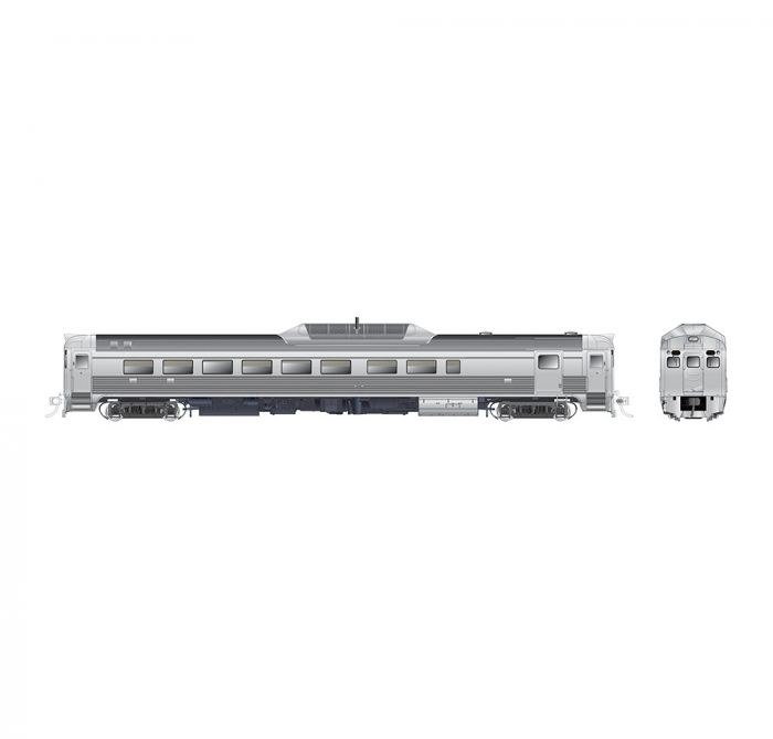 Rapido Trains 16500H HO Undecorated Budd RDC-2 Phase II Diesel Loco Sound/DCC