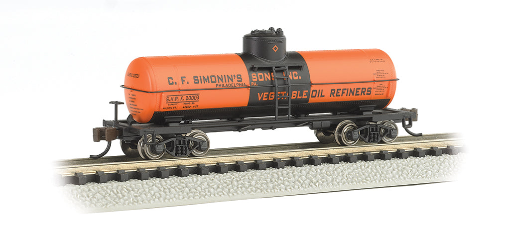 Bachmann 17866 N C.F. Simonin's Sons ACF 36.5' 10,000 Gal 1-Dome Tank Car #20003