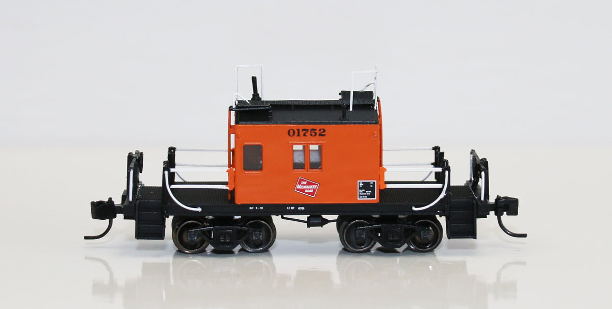 Fox Valley Models 91161 N Milwaukee Road Transfer Caboose #01752