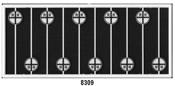 Tichy 8309 HO Very Early Crossing Warning (Pack of 10)