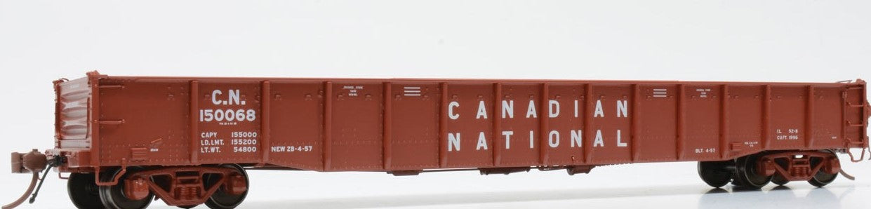 Rapido Trains 50034 HO Canadian National 52' 6" Mill Gondola Single Car