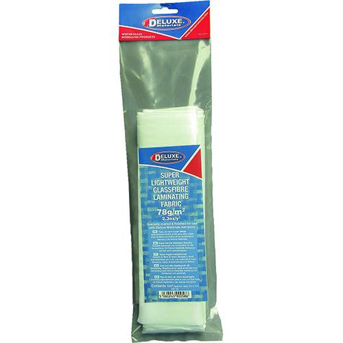 Deluxe Materials BD14 Lightweight Fibreglass Cloth 2 oz, 1 Sq. Meter, White